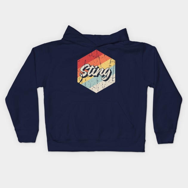 Sting Retro Kids Hoodie by Arestration